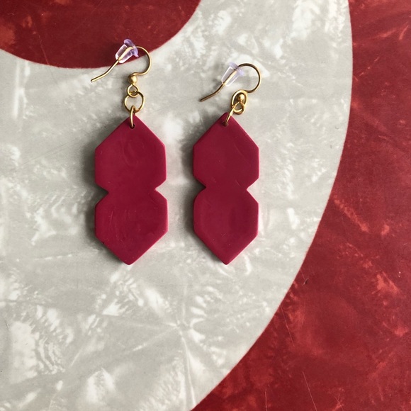 90s Y2K Cool S Polymer Clay Earrings - Picture 4 of 5